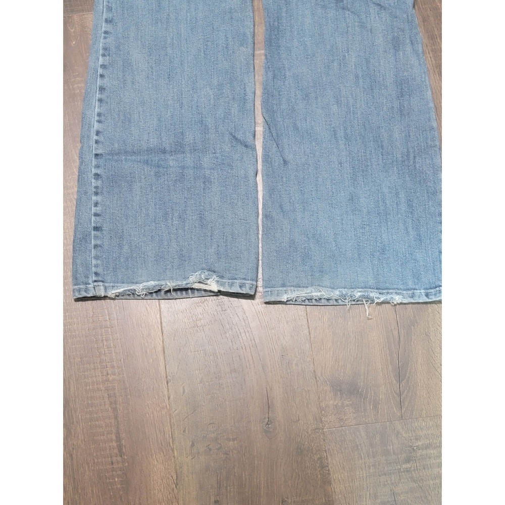 Harley Davidson Motorcycle Womens Denim Jeans Flare Leg Blue Size‎ 8 Long - Picture 11 of 11